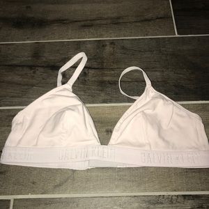 Calvin Klein bralette light pink
